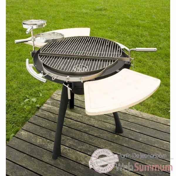 Barbecue Space 800 charbon ou bois Grilltech - BBQ00021