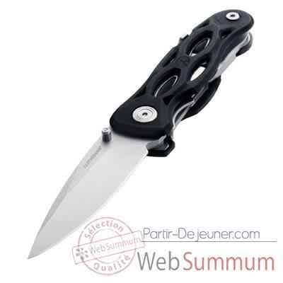 LEATHERMAN-830357-Couteau modele e302, lame droite, couteau ferme garantie 25 ans.